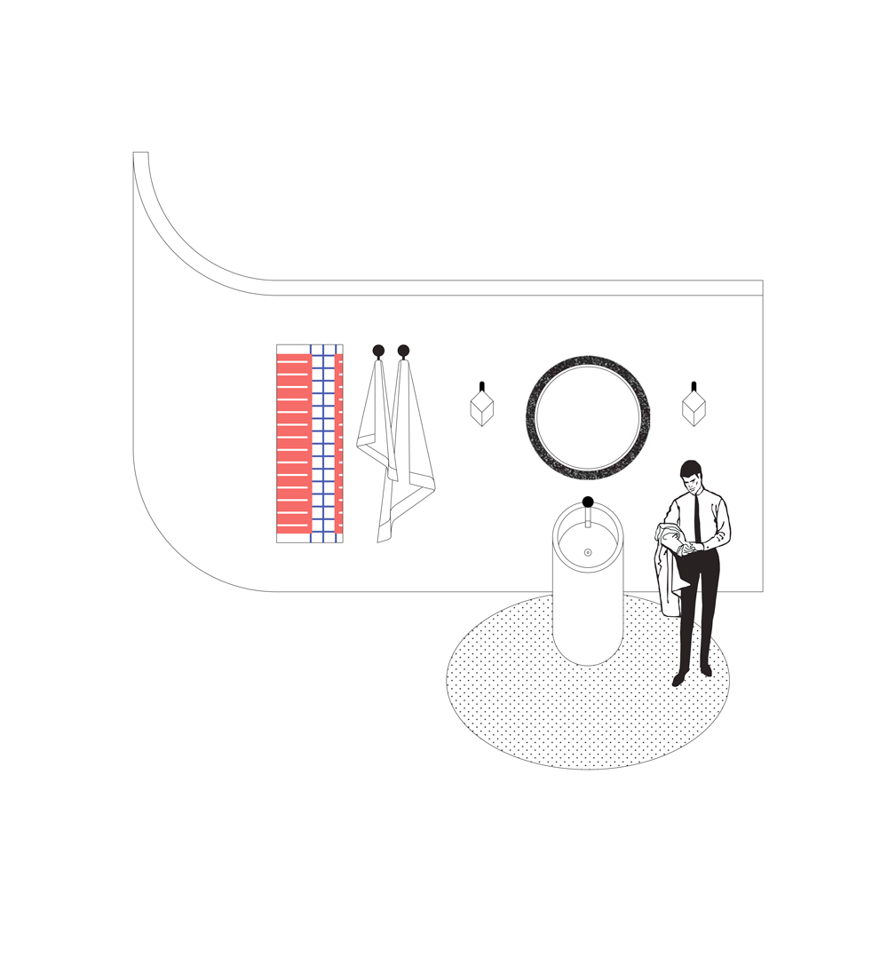 Thermal system PAD HV - INVISIBLE TOWEL HEATER